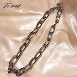 Tavimart - European And American New Style Necklace Iron Chain Clavicle Fashionable Street