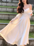 Tavimart - Female Prom Clothes Summer New Elegant Spaghetti Strap Vestidos Slim Mujer Evening