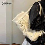 Tavimart - Japan Style Pillow Bags For Women Luxury Designer Handbags Purses 2024 New In Pu Silk