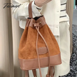 Tavimart Korean Casual Backpacks For Women Luxury Designer Handbags Purses New In Pu Vintage Faux