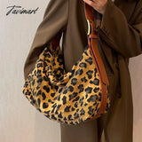 TAVIMART  -  Leopard print women Shoulder Bags Large capacity Winter new  Crossbody bags for female Handbags Trending Lux ladies Hand Bag