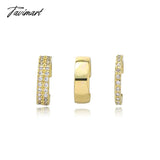 Tavimart - New Fashion Gold Color Circle Non - Piercing Ear Clip Earrings For Women Man Fake