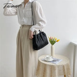 Tavimart - New Winter Autumn Crossbody Bags Women 2024 Chic Designed Office Lady Pu Shoulder
