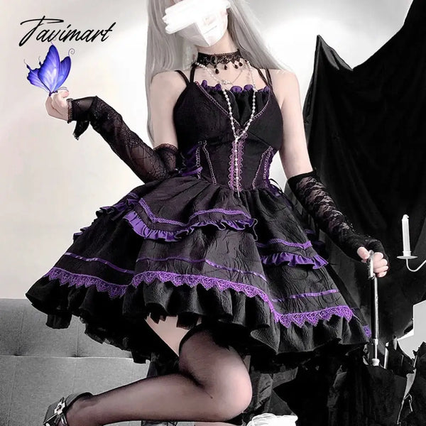 Tavimart White Red Black Lolita Dark Gothic Elegant Lolitas Jsk Dress ...