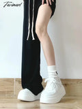 Tavimart White Sports Shoes Korean Women Platform Sneakers Casual Harajuku Tennis Female Vintage