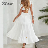 Tavimart Women Skirts 2 - Piece Set For Summer Skirt Sets New Spring Solid Short Bandeau Tops