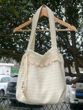 TAVIMART  -  2024 New Wrinkle Large Capacity One Shoulder Commuter Bag Japanese Instagram Versatile Girl Tote Bags