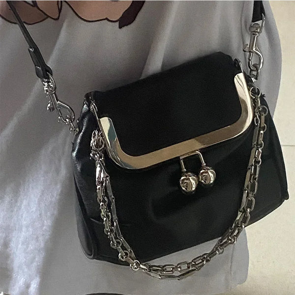 TAVIMART  -  Trendy Korean Fashion Mini Square Bag Vintage Streetwear Elegant Crossbody Bags Casual Y2k Aesthetic Shoulder Handbags for Women