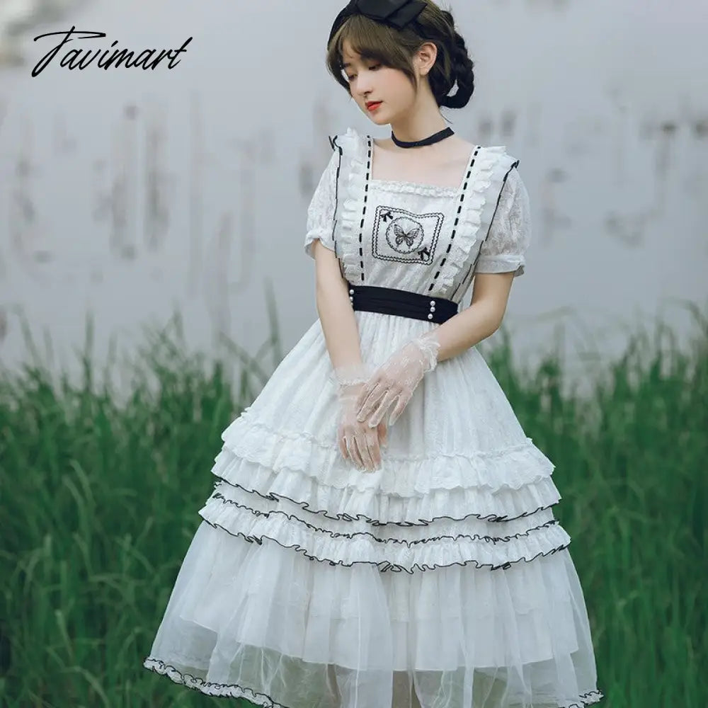 Tavimart Fashion Summer Embroidery Sleeveless Denim Dress Women Long Vintage Spaghetti Strap Dress Sling Bohemian Girl Loose Swing Skirts