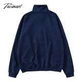 Tavimart Chicago Sweatshirt Soft Oversize Embroidered Pullover Women Teen Girl 90S Aesthetic
