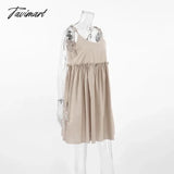 Tavimart - Cotton Women’s Nightwear Spaghetti Strap Sleepwear Summer Nighty For Ladies Sexy Mini