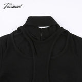 Tavimart Cut Out Bodysuit Thong Club Outfits Long Sleeve Slim Blouse Sexy Top Fashion Casual Fall