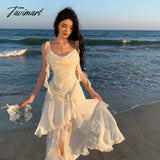 Tavimart - Dress Korean Style Fairy Ropa Coreana Cocktail Dresses Vestidos Blancos Womens Clothing