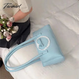 TAVIMART  -  Elegant Blue Handbags for Women Casual Fashion Leather Designer Luxury Shoulder Bag Advanced Female Korean Popular Bag Sac