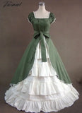 Tavimart Elegant Ladies Halloween Party Prom Dress Lolita Ball Gown Medieval Renaissance Victorian