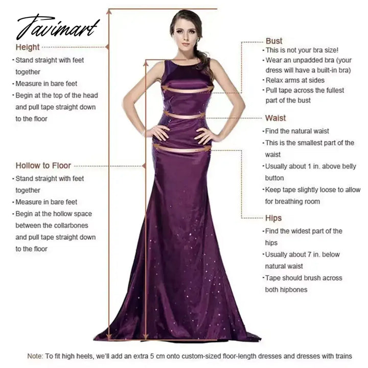 Tavimart - Elegant Prom Dress Exquisite Square Collar 3D Flowers Side Slit Party Gowns Fashion A -