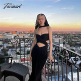 Tavimart European And American Style Spring New Women’s Fashion Openwork Sexy Crop Top Hooded