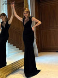 Tavimart - Fashion Asymmetric Women Sleeveless Maxi Dress Elegant Diagonal Collar Mesh Patchwork