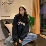 Tavimart Grey Women Sweatshirt Hoodie Vintage Solid Long Sleeve Korean Fashion Zipper Casual Y2K