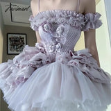 TAVIMART  -  Heavy Industry Fishbone Adult Super Fairy Tube Top Dress Women's Beautiful Temperament Birthday