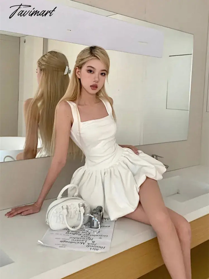 Tavimart Korean style Summer Elegant Ballet Mini Dress Sexy Hot Sweet tavimart Tavimart Korean style Summer Elegant Ballet Mini Dress Sexy Hot Sweet tavimart