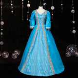 Tavimart Medieval Palace Sweet Lolita Dress Wedding Vintage Big Pendulum Victorian Kawaii Girl