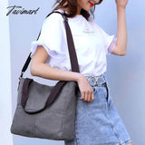Tavimart Men Women Trendy Large Capacity Backpack School Bags Rucksack Teenagers Canvas Shoulder