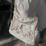 Tavimart Moto & Biker Tote Bags For Women Luxury Designer Handbags And Purses New In Polyester