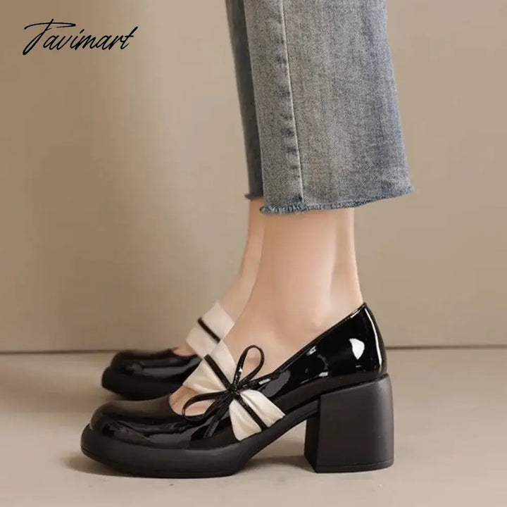 Tavimart - New Mary Jane Women’s Shoes Spring And Autumn Anti - Slip Wear Soft Ladies Platform