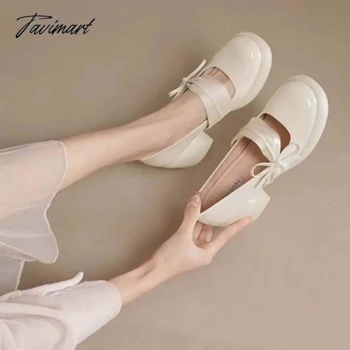 Tavimart - New Mary Jane Women’s Shoes Spring And Autumn Anti - Slip Wear Soft Ladies Platform