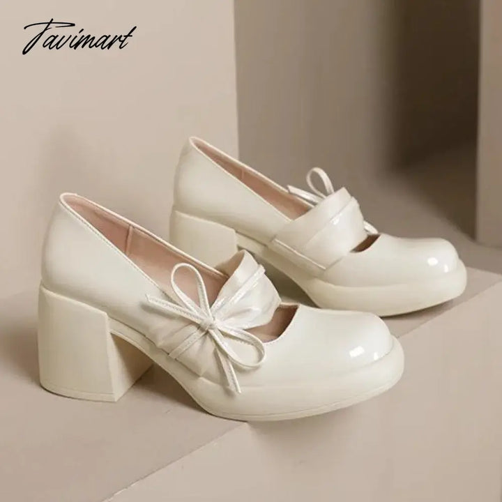 Tavimart - New Mary Jane Women’s Shoes Spring And Autumn Anti - Slip Wear Soft Ladies Platform