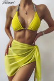 Tavimart New Women Chiffon Swimwear Pareo Scarf Bikini Cover - Ups Wrap Kaftan Sarong Beach Sexy