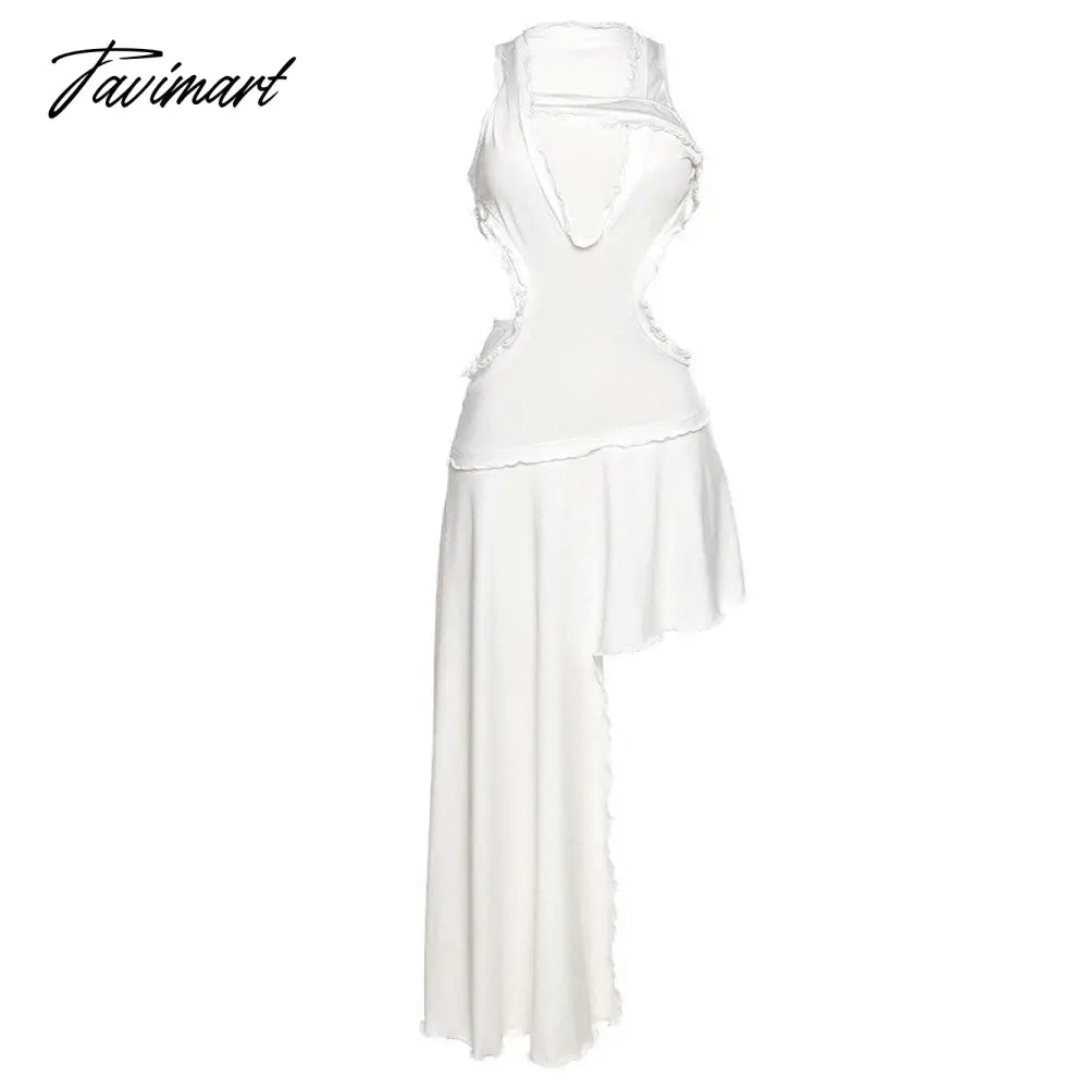 Tavimart Night Dress Women Sexy Hollow Out Sexy Dress for Women Halter –  tavimart