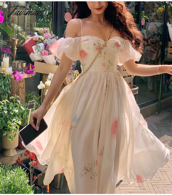 Tavimart Party Summer Dresses Flowy Vintage Prom Elbise Chic Holiday B tavimart Tavimart Party Summer Dresses Flowy Vintage Prom Elbise Chic Holiday B tavimart