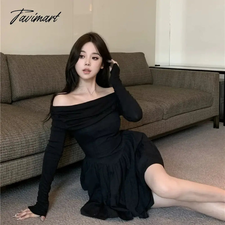 Tavimart - Short Skirt Frocks For Womens Free Sh... Winter Dresses Women Dress Korean Style