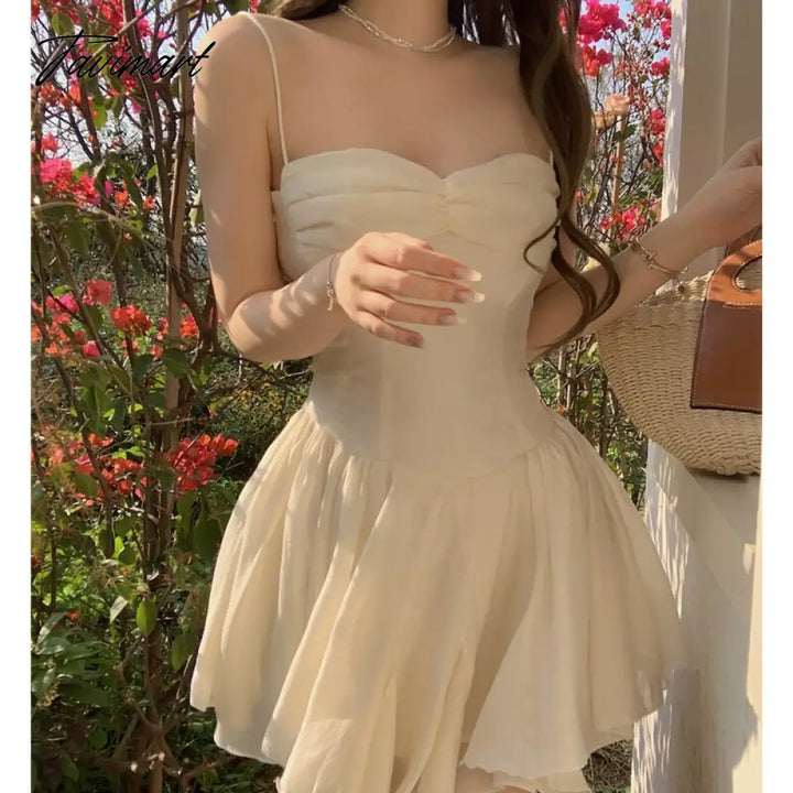 sexy spring dress Tavimart Spring Women's Clothing Dress French Spicy Girl Sexy Backless – tavimart