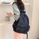 Tavimart Student Backpack Female Multiple Pocket Commuting Leisure Large Capacity Travel South Korea
