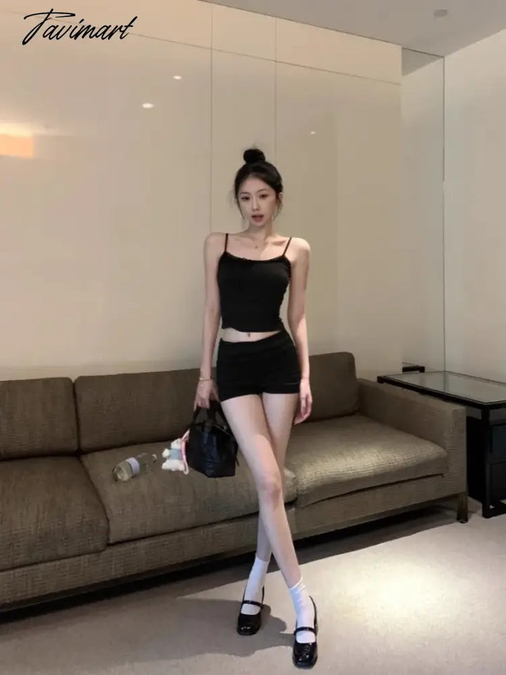 TAVIMART - Sweet Hot Girl Sexy Suit Women's Spring Slim Fit Strap Vest tavimart TAVIMART - Sweet Hot Girl Sexy Suit Women's Spring Slim Fit Strap Vest tavimart