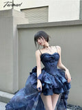 TAVIMART  -  Trailing Dress New High-End Affordable Luxury Niche Socialite Tube Top Birthday Adult Formal Lolita Pettiskirt