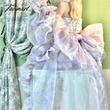 Tavimart - Trailing Dress Women’s Light Luxury Niche Tube Top Birthday Super Fairy Adult Gift
