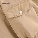 Tavimart Woman Jacket Autumn Winter With Belt Loose Long Sleeve Pockets Outwear Tops Female Casual