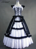 Tavimart Women Adult Medieval Renaissance Victorian Dress Costume Halloween Party Gothic Lolita